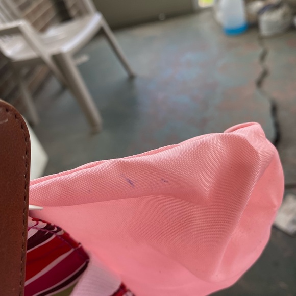 LIZ CLAIBORNE STRIPED TOTE BAG - Picture 9 of 14